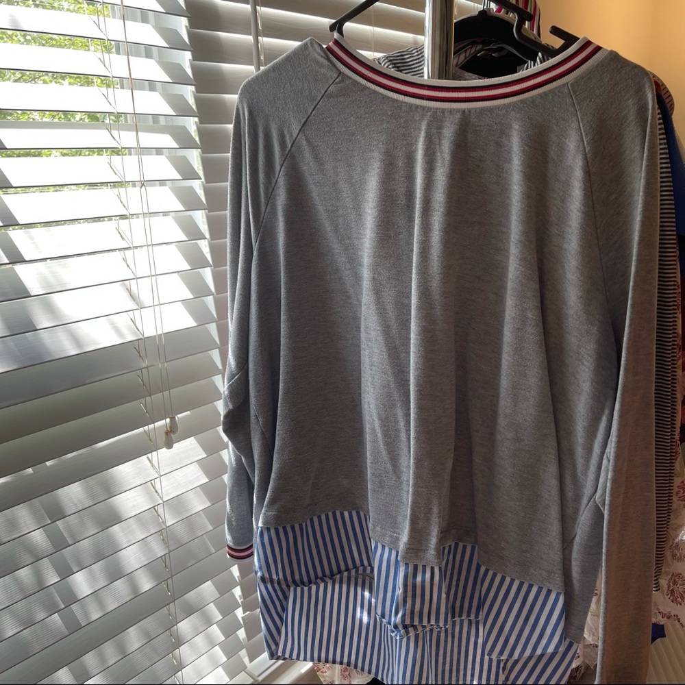 Como Vintage Athletic Style layered tee